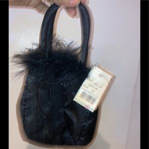 🆕Vtg mini blk bag